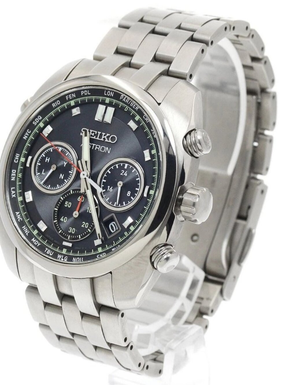 SEIKO Astron Origin SBXY027/8B92-0BB0 Solar Powered Radio Men's Watch_930570